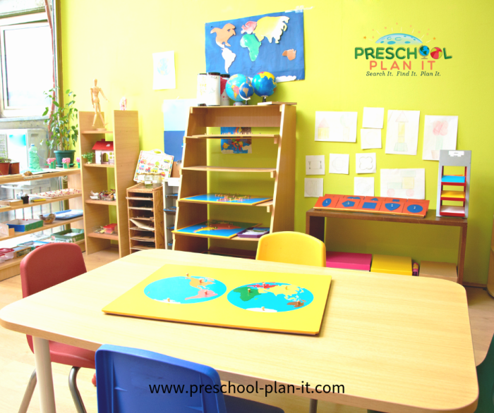 Desain ruang kelas gracious preschool franchise